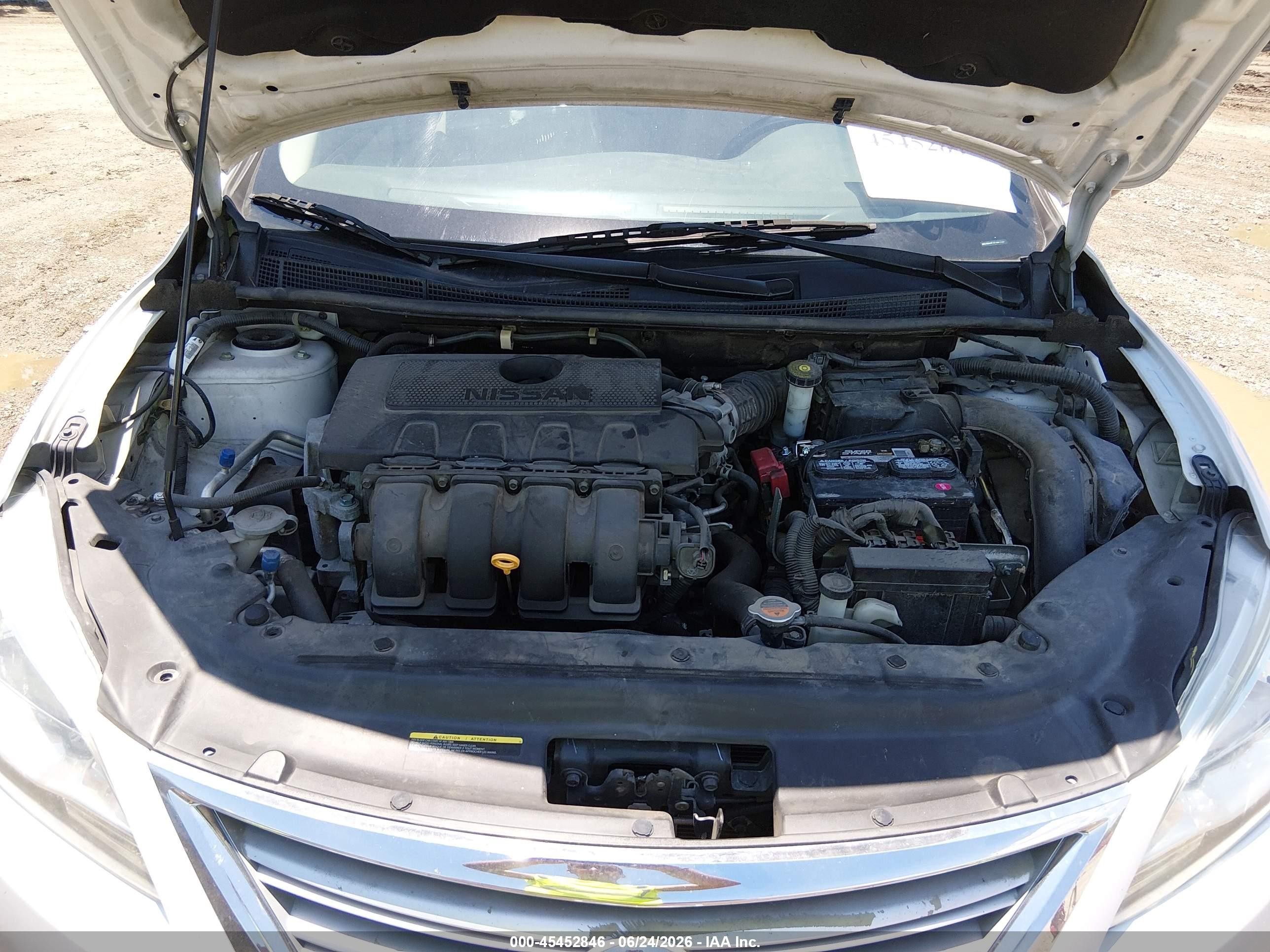 2015 Nissan Sentra Fe+ S/s/sl/sr/sv White vin: 3N1AB7APXFL671192
