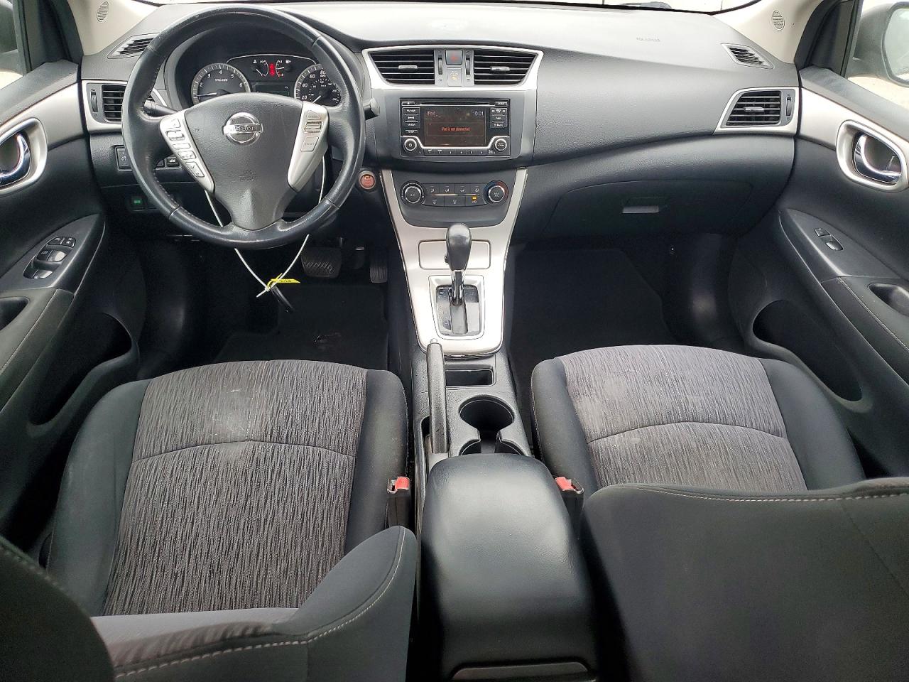 2015 Nissan Sentra S Silver vin: 3N1AB7APXFL680295
