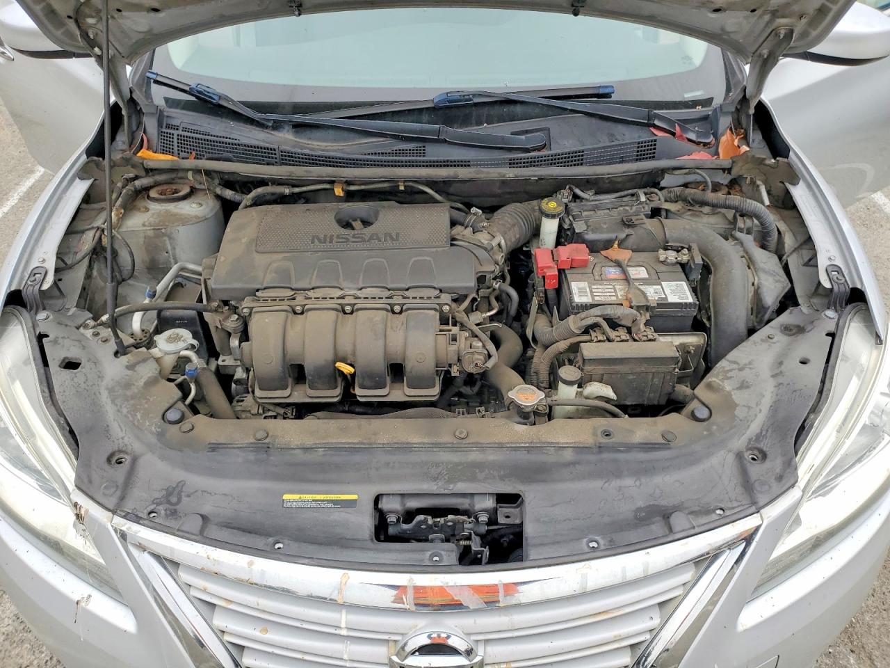 2015 Nissan Sentra S Silver vin: 3N1AB7APXFL680295