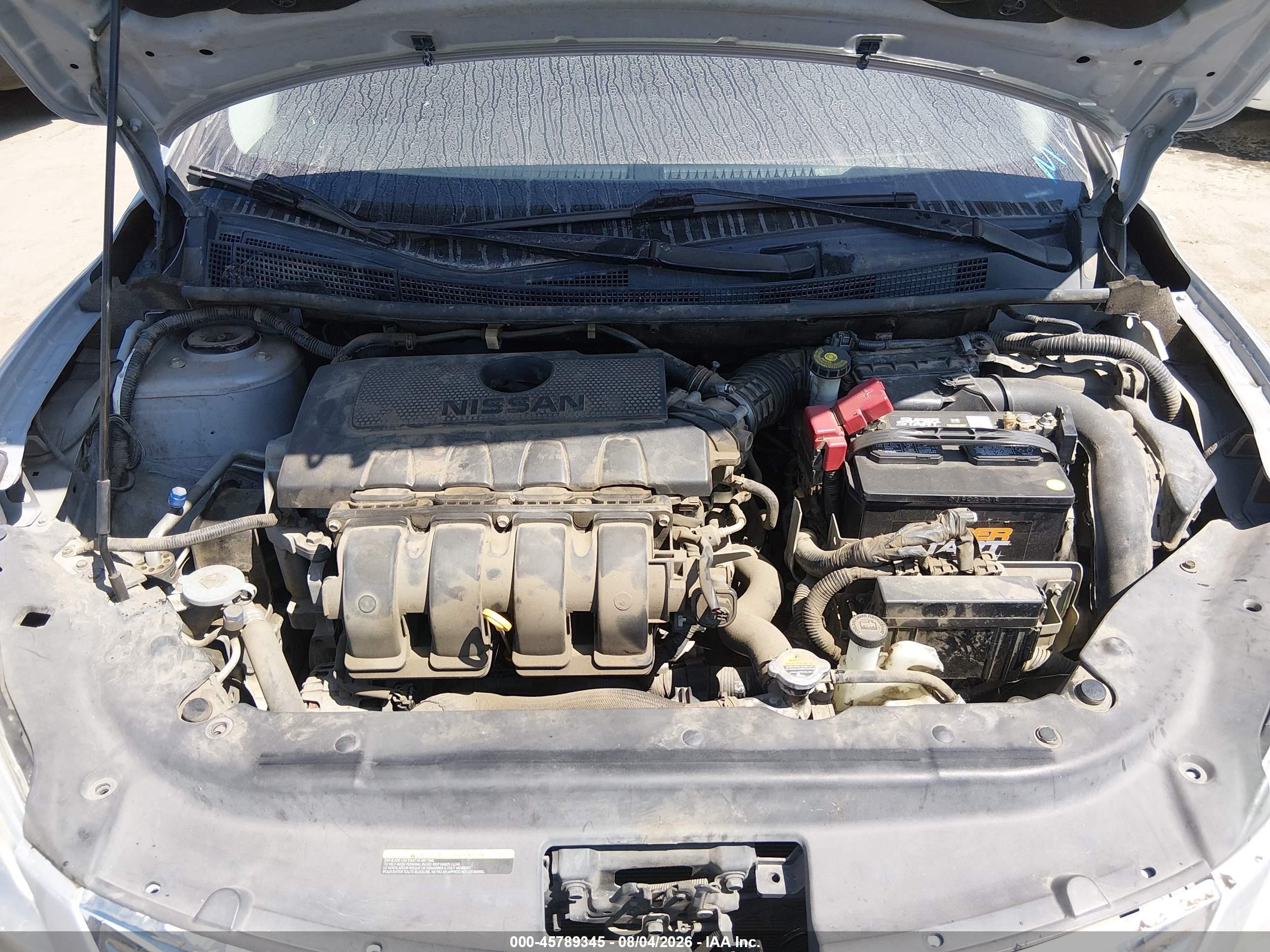 2015 Nissan Sentra Sv Silver vin: 3N1AB7APXFL686811