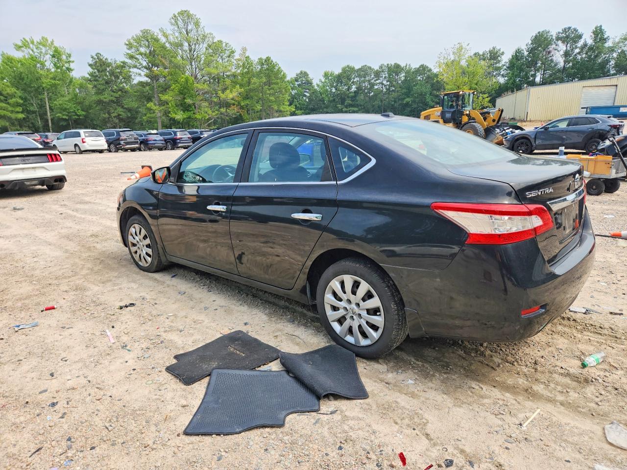2015 Nissan Sentra Sv Black vin: 3N1AB7APXFL691104