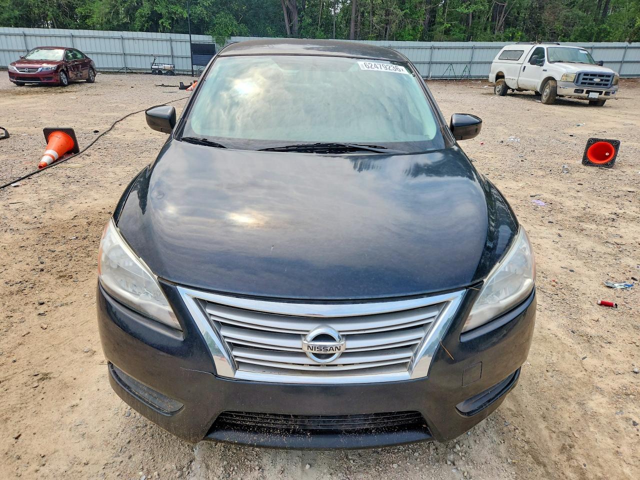 2015 Nissan Sentra Sv Black vin: 3N1AB7APXFL691104