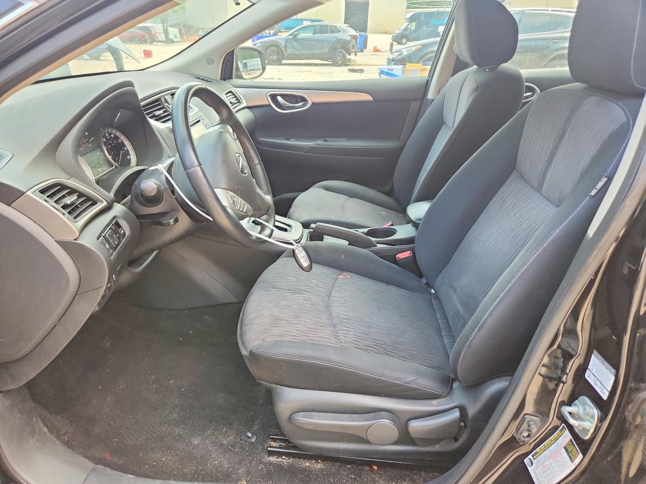 2015 Nissan Sentra Sv Black vin: 3N1AB7APXFL691104