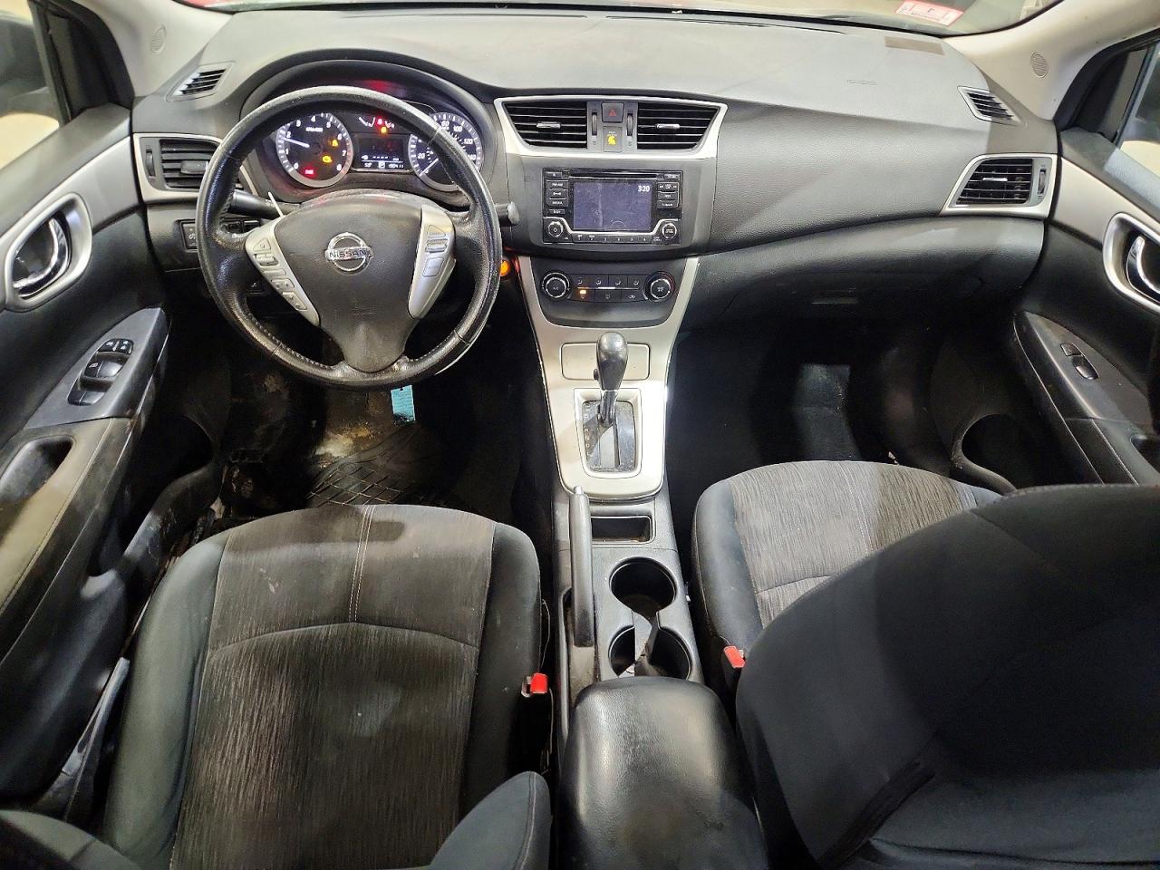 2015 Nissan Sentra S Серый vin: 3N1AB7APXFL693192