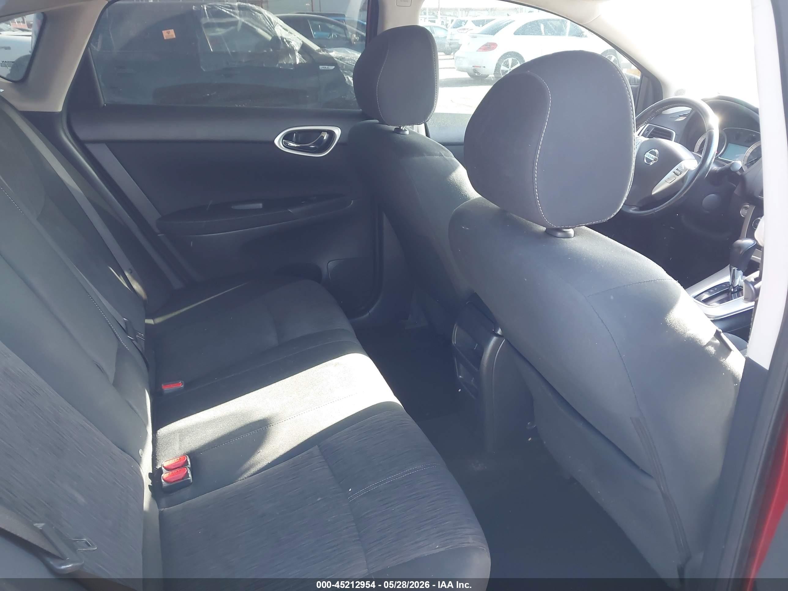 2015 Nissan Sentra Sv Red vin: 3N1AB7APXFL694584