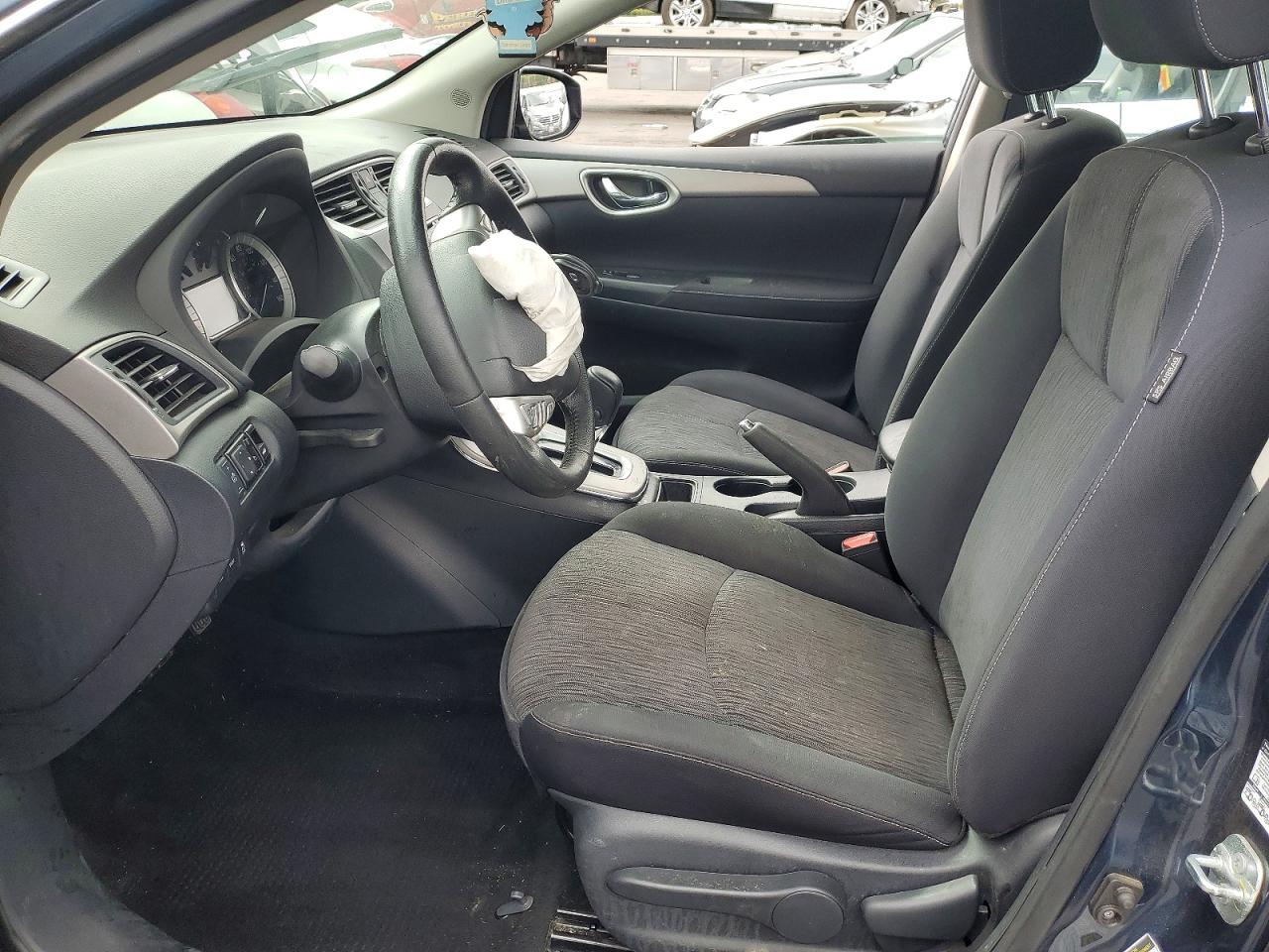 2015 Nissan Sentra Sv Blue vin: 3N1AB7APXFL695573