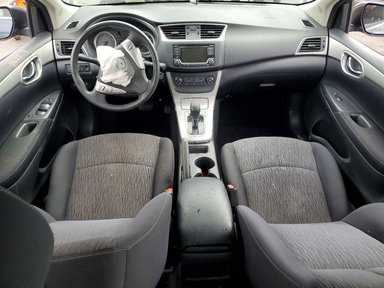 2015 Nissan Sentra Sv Blue vin: 3N1AB7APXFL695573