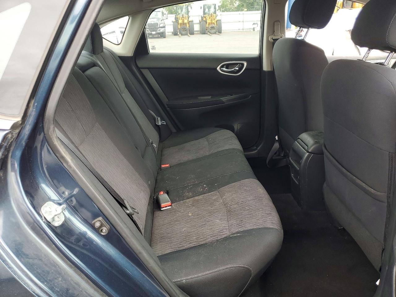 2015 Nissan Sentra Sv Blue vin: 3N1AB7APXFL695573