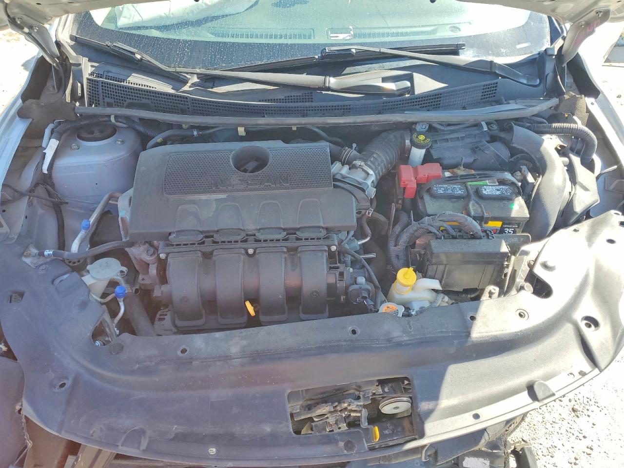2015 Nissan Sentra S Silver vin: 3N1AB7APXFL695606