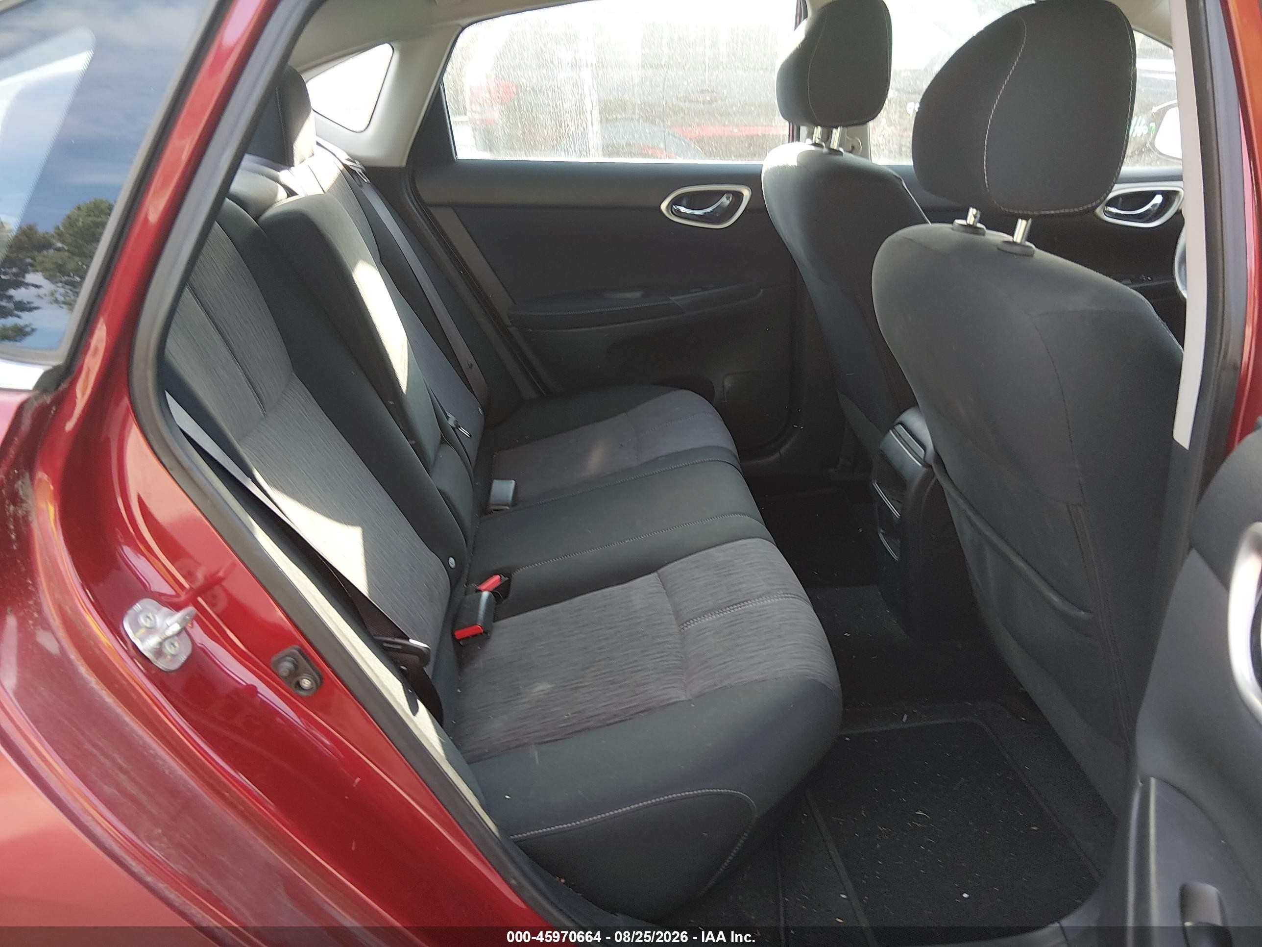 2015 Nissan Sentra Sv Red vin: 3N1AB7APXFY213199