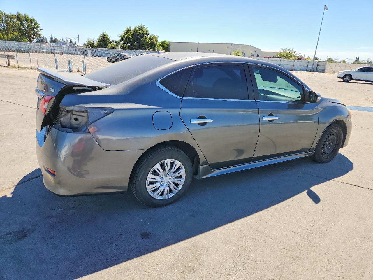 2015 Nissan Sentra Sr Gray vin: 3N1AB7APXFY230973
