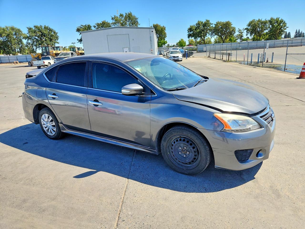 2015 Nissan Sentra Sr Gray vin: 3N1AB7APXFY230973