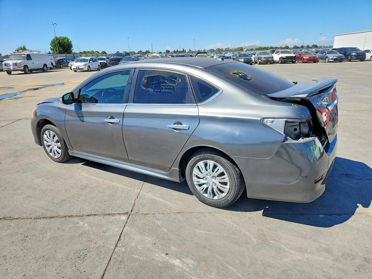 2015 Nissan Sentra Sr Gray vin: 3N1AB7APXFY230973