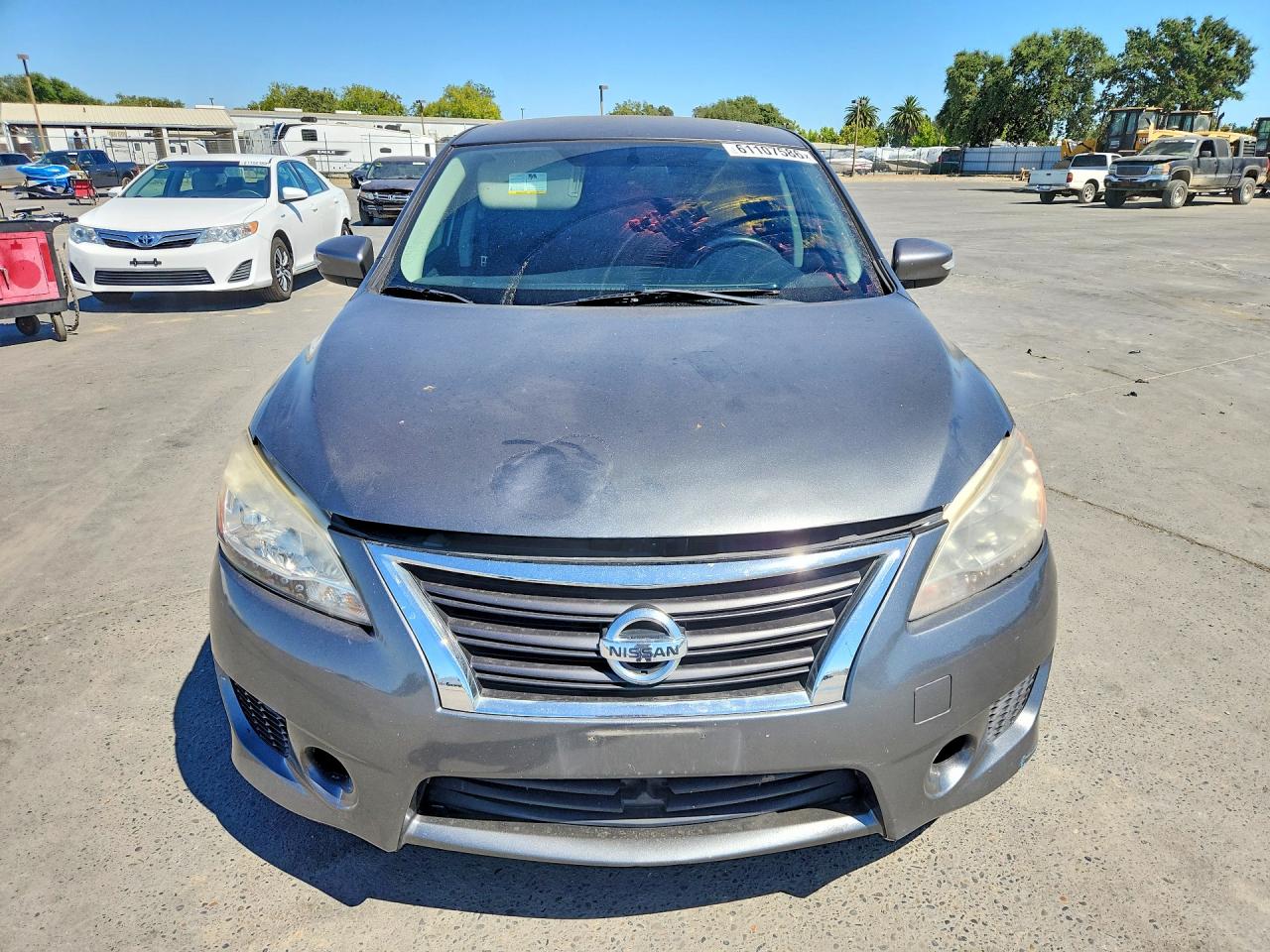 2015 Nissan Sentra Sr Gray vin: 3N1AB7APXFY230973