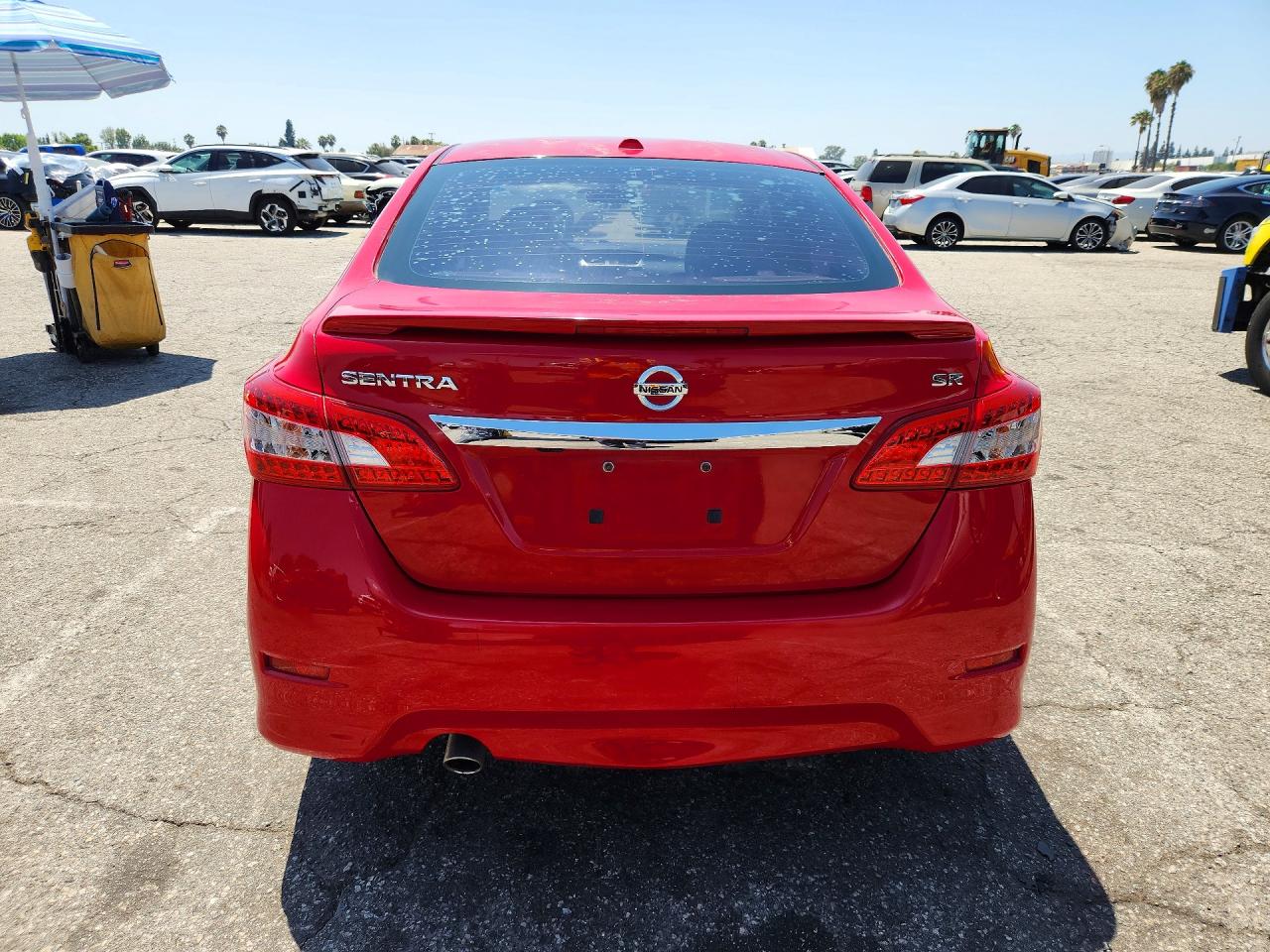 2015 Nissan Sentra Sr Red vin: 3N1AB7APXFY232674