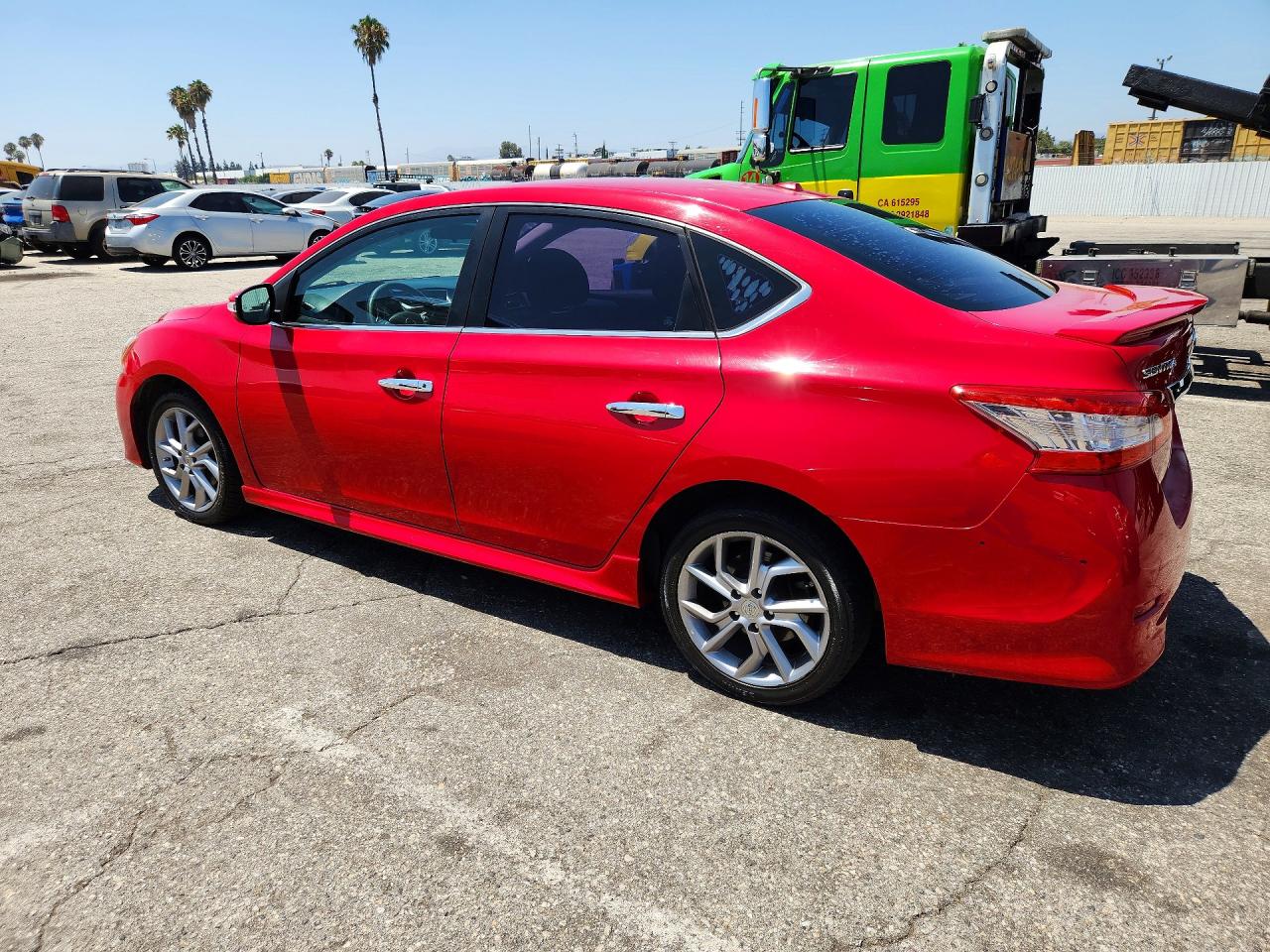 2015 Nissan Sentra Sr Red vin: 3N1AB7APXFY232674