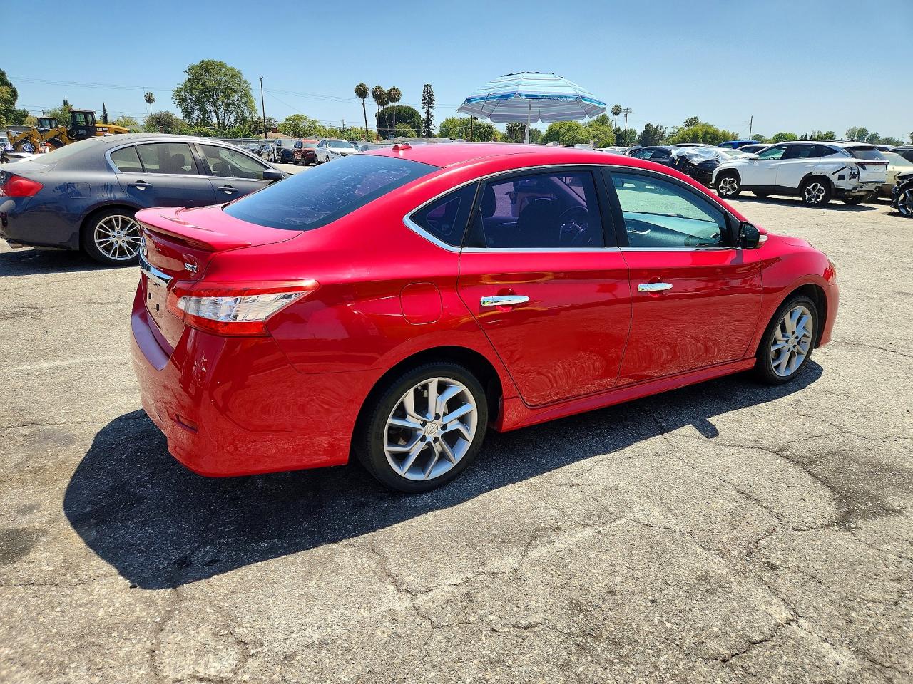 2015 Nissan Sentra Sr Red vin: 3N1AB7APXFY232674