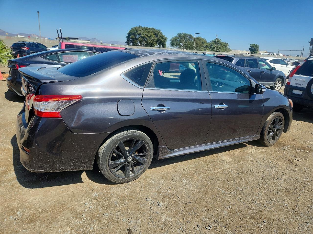 2015 Nissan Sentra Sr Серый vin: 3N1AB7APXFY238426