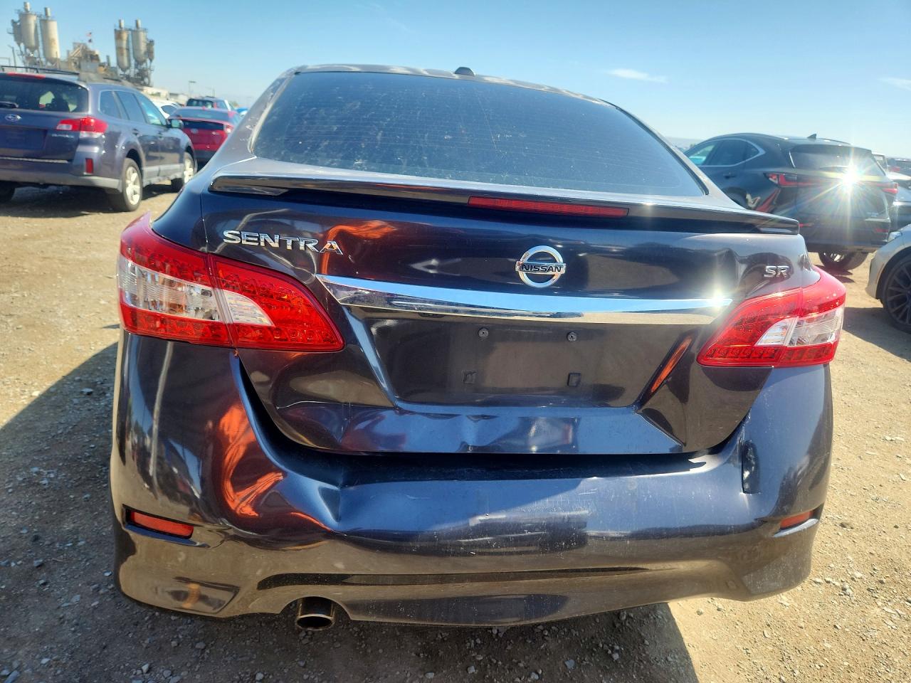 2015 Nissan Sentra Sr Серый vin: 3N1AB7APXFY238426