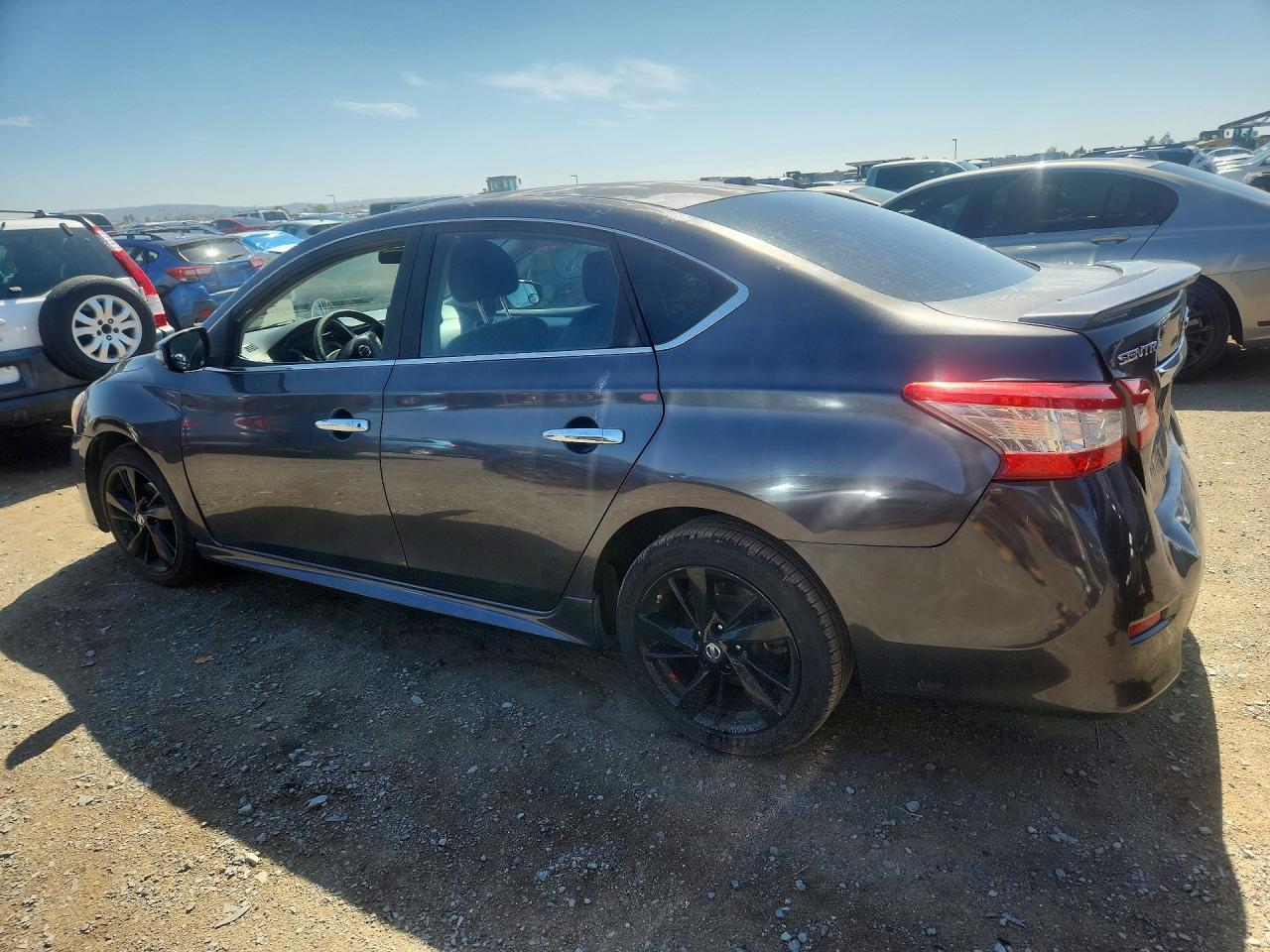 2015 Nissan Sentra Sr Серый vin: 3N1AB7APXFY238426