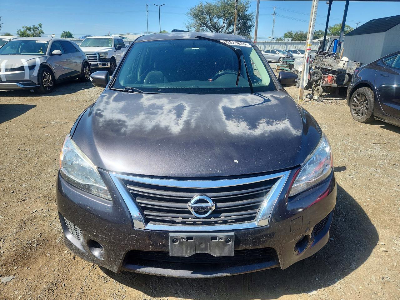 2015 Nissan Sentra Sr Серый vin: 3N1AB7APXFY238426