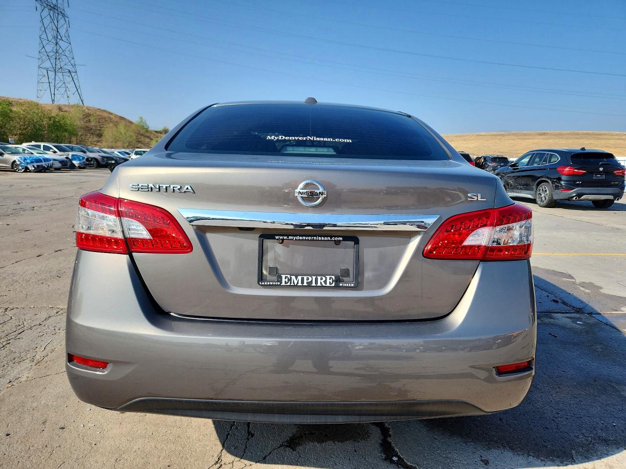 2015 Nissan Sentra Sl Серый vin: 3N1AB7APXFY240144