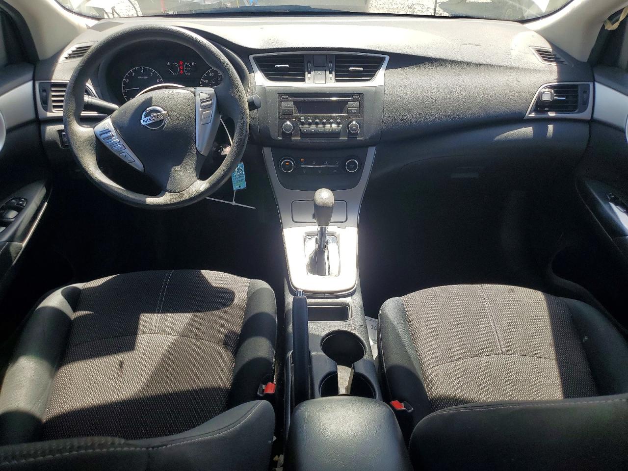 2015 Nissan Sentra S Silver vin: 3N1AB7APXFY244047