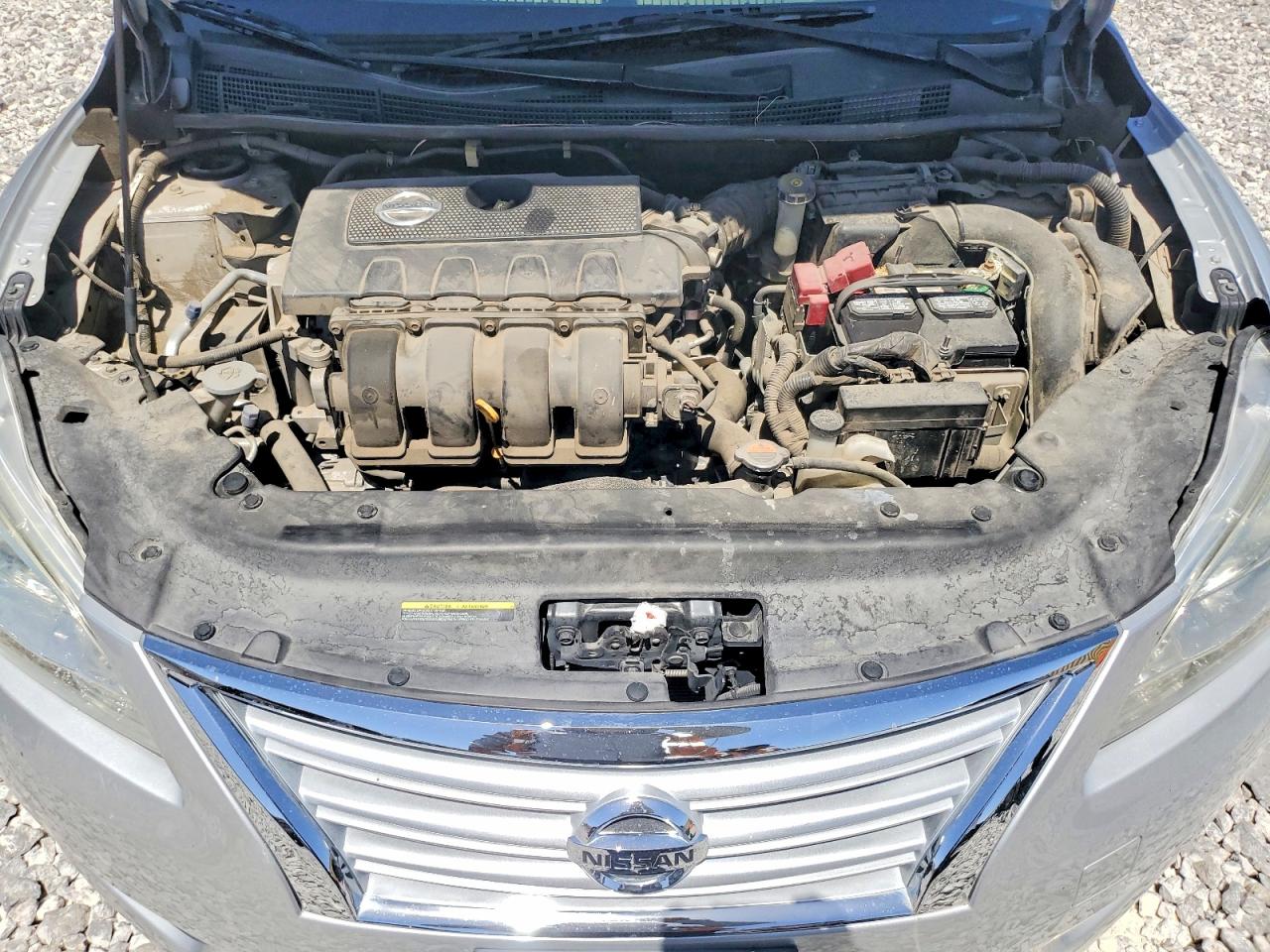2015 Nissan Sentra S Silver vin: 3N1AB7APXFY244047