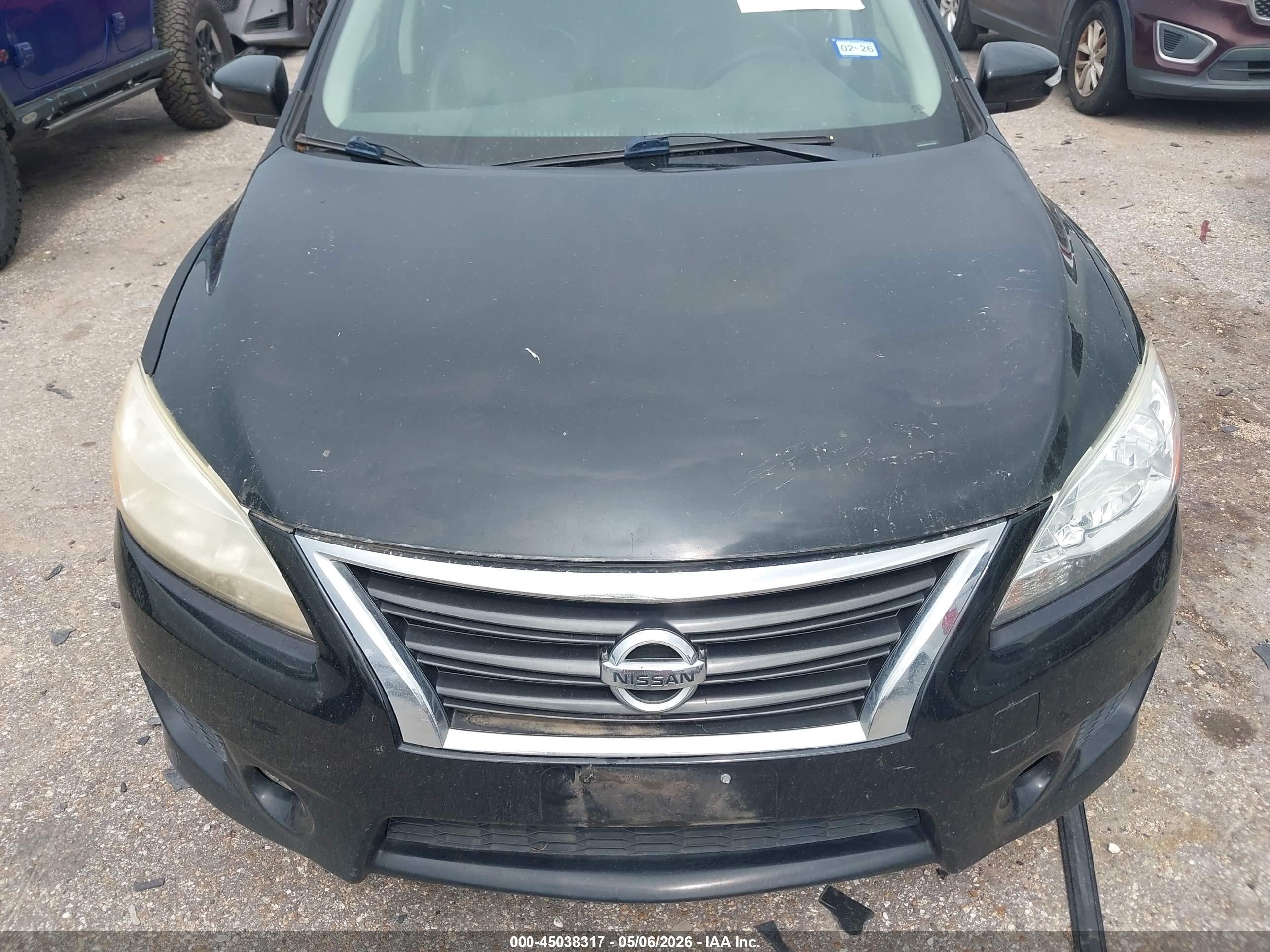 2015 Nissan Sentra Sr Черный vin: 3N1AB7APXFY247160