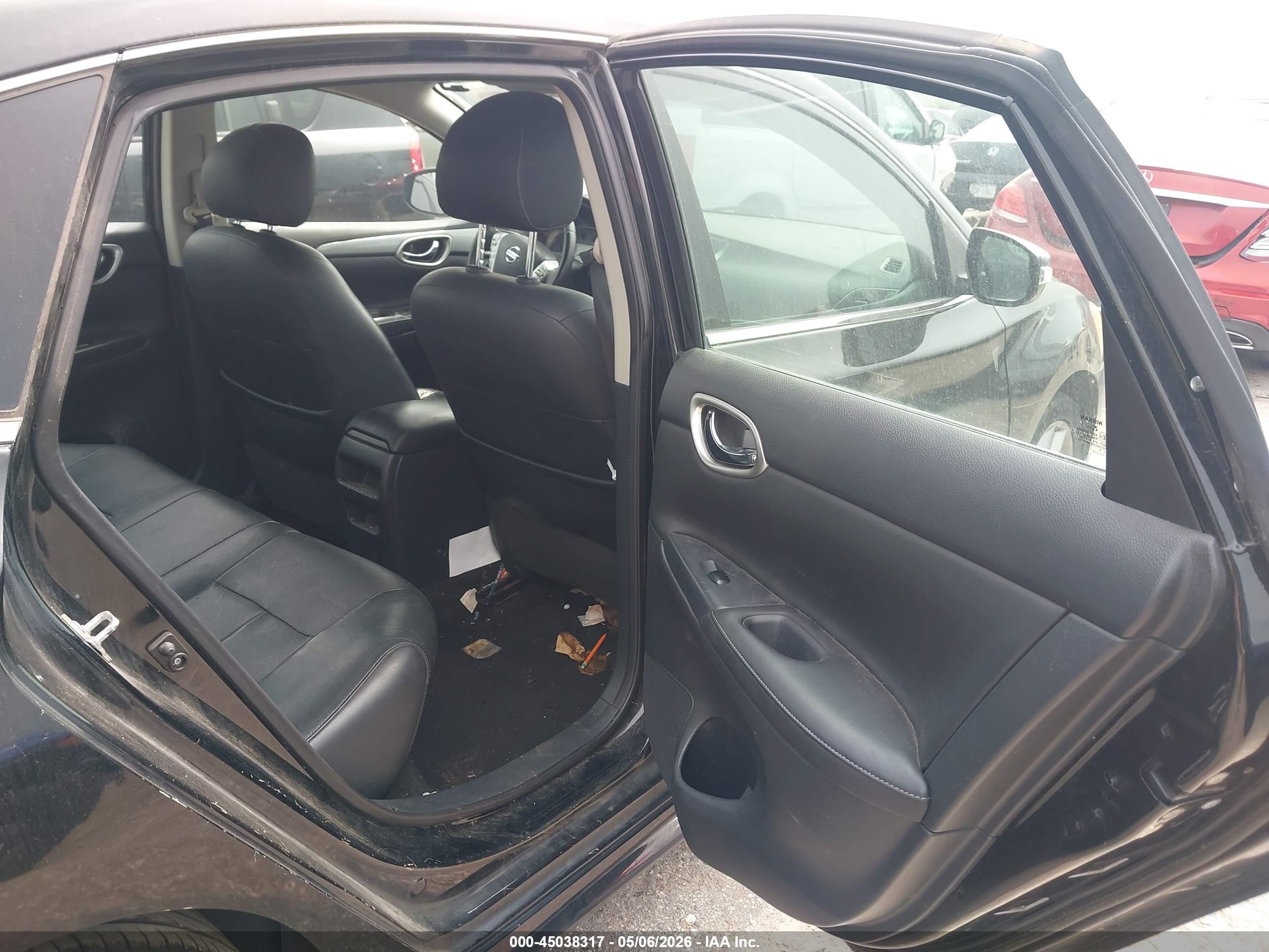 2015 Nissan Sentra Sr Черный vin: 3N1AB7APXFY247160