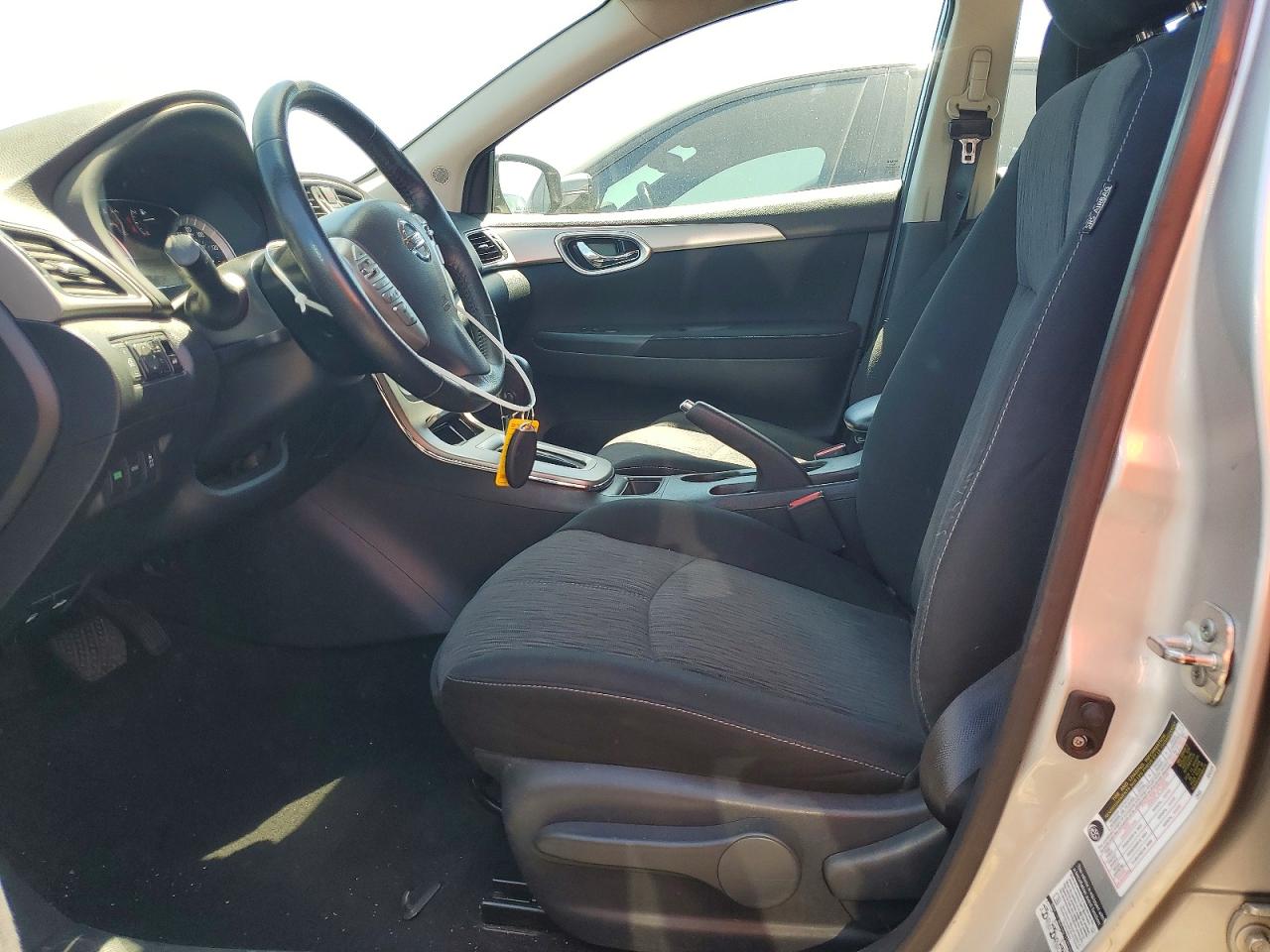 2015 Nissan Sentra Sv Silver vin: 3N1AB7APXFY248955
