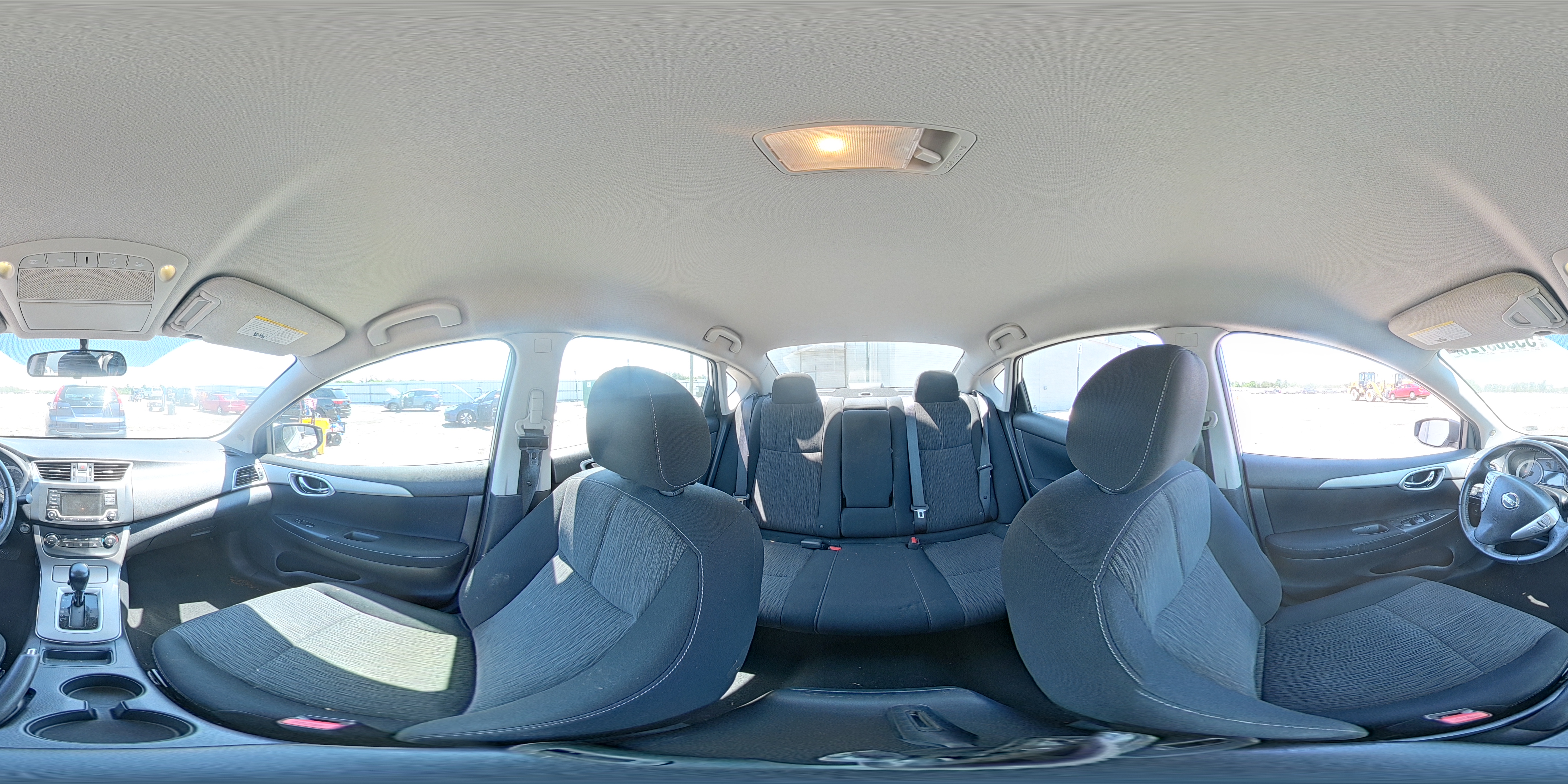 2015 Nissan Sentra Sv Silver vin: 3N1AB7APXFY248955