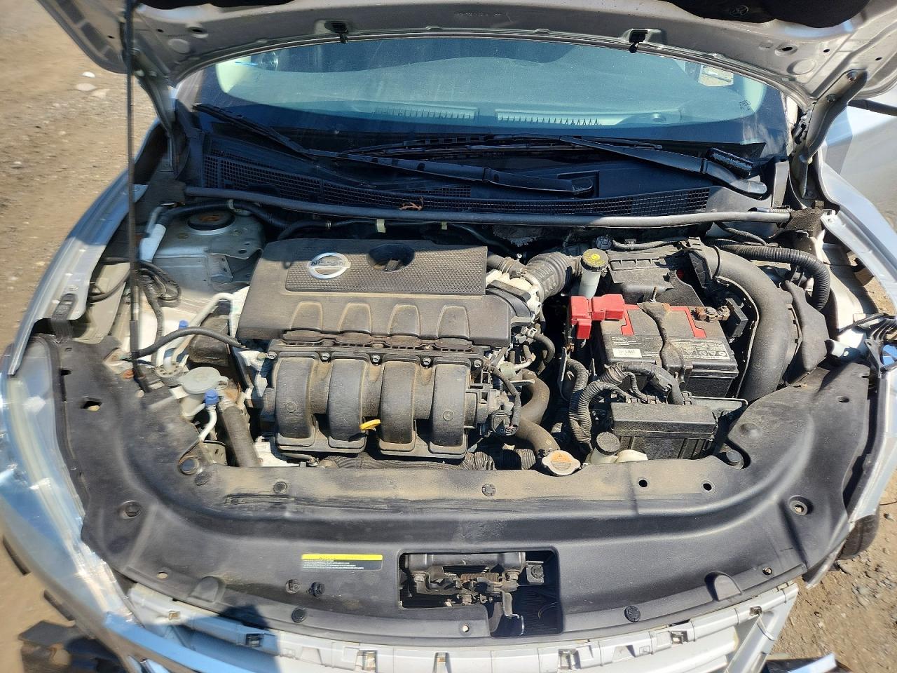 2015 Nissan Sentra S Silver vin: 3N1AB7APXFY252536