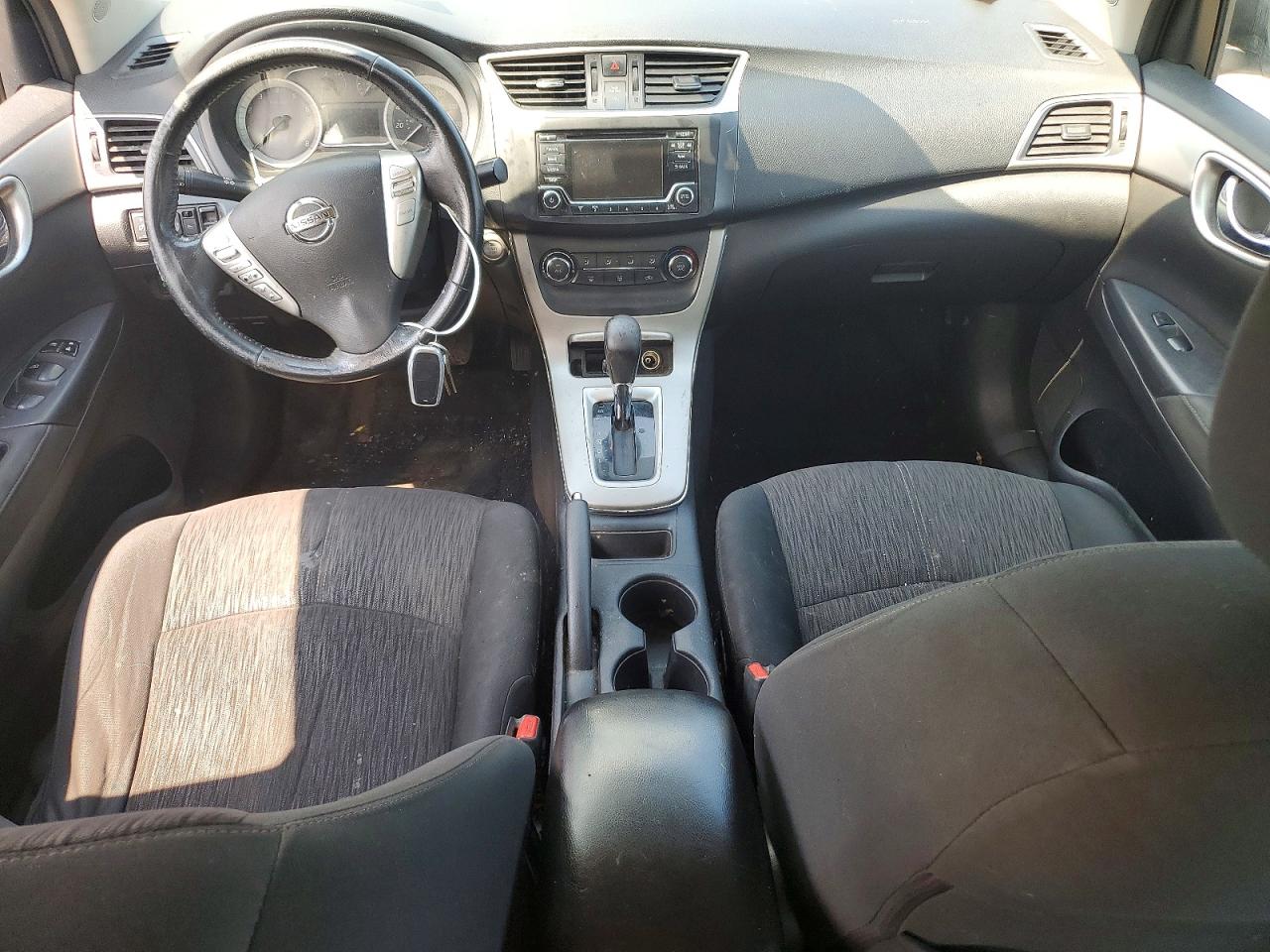 2015 Nissan Sentra Sv White vin: 3N1AB7APXFY262676