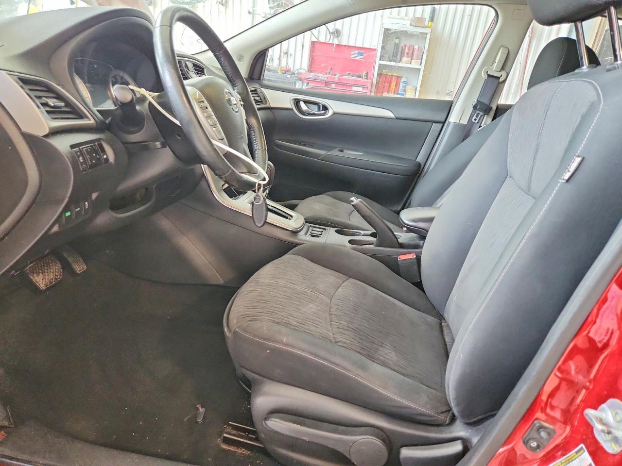 2015 Nissan Sentra Sv Red vin: 3N1AB7APXFY263262