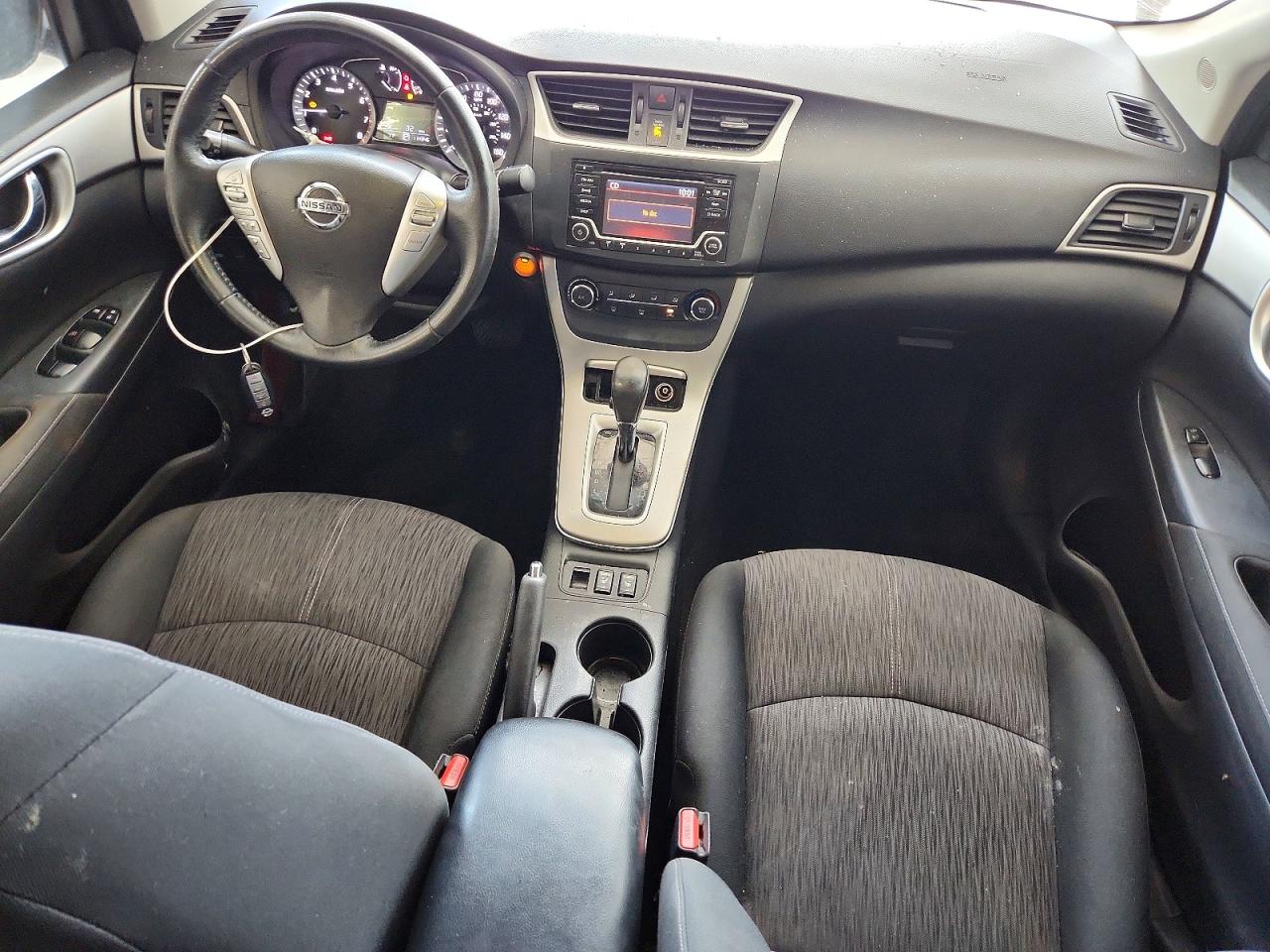 2015 Nissan Sentra Sv Red vin: 3N1AB7APXFY263262