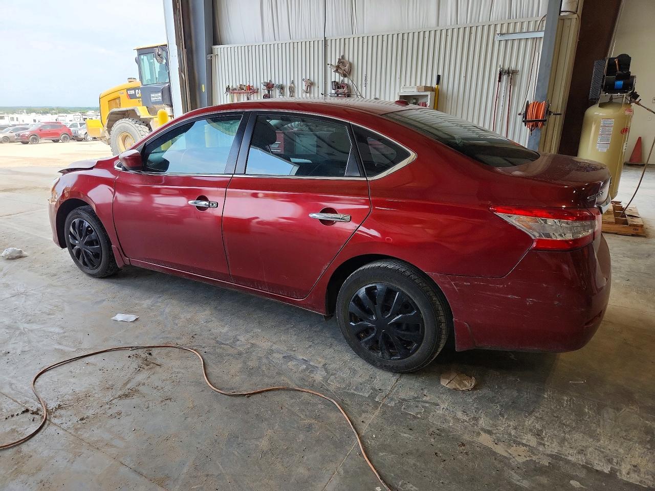 2015 Nissan Sentra Sv Red vin: 3N1AB7APXFY263262