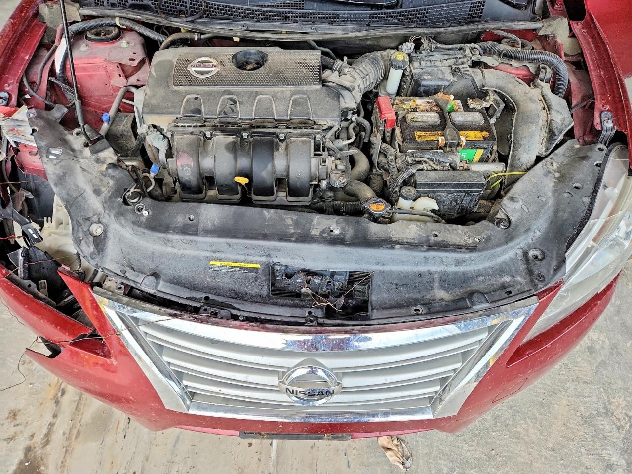 2015 Nissan Sentra Sv Red vin: 3N1AB7APXFY263262
