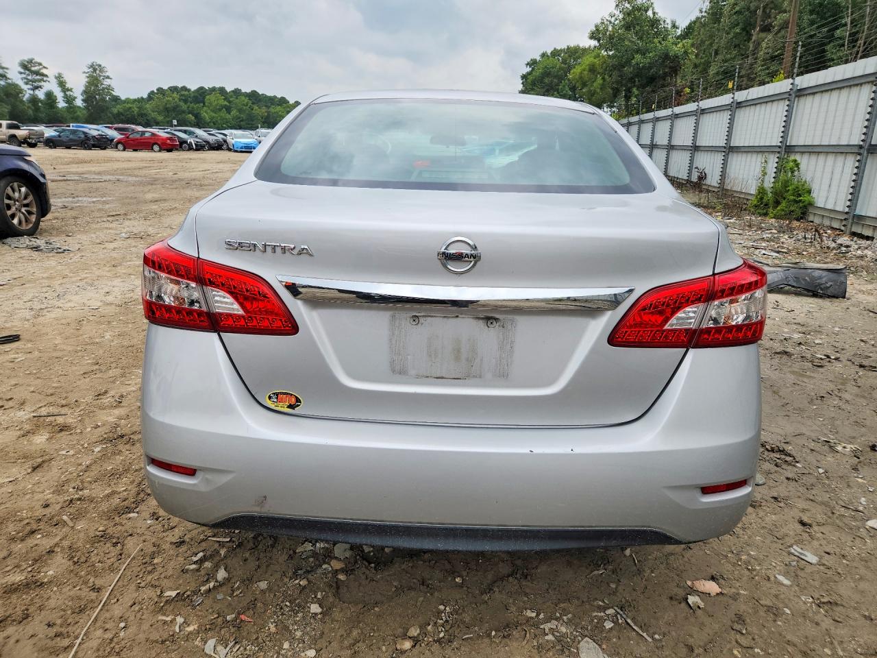2015 Nissan Sentra S Silver vin: 3N1AB7APXFY263410