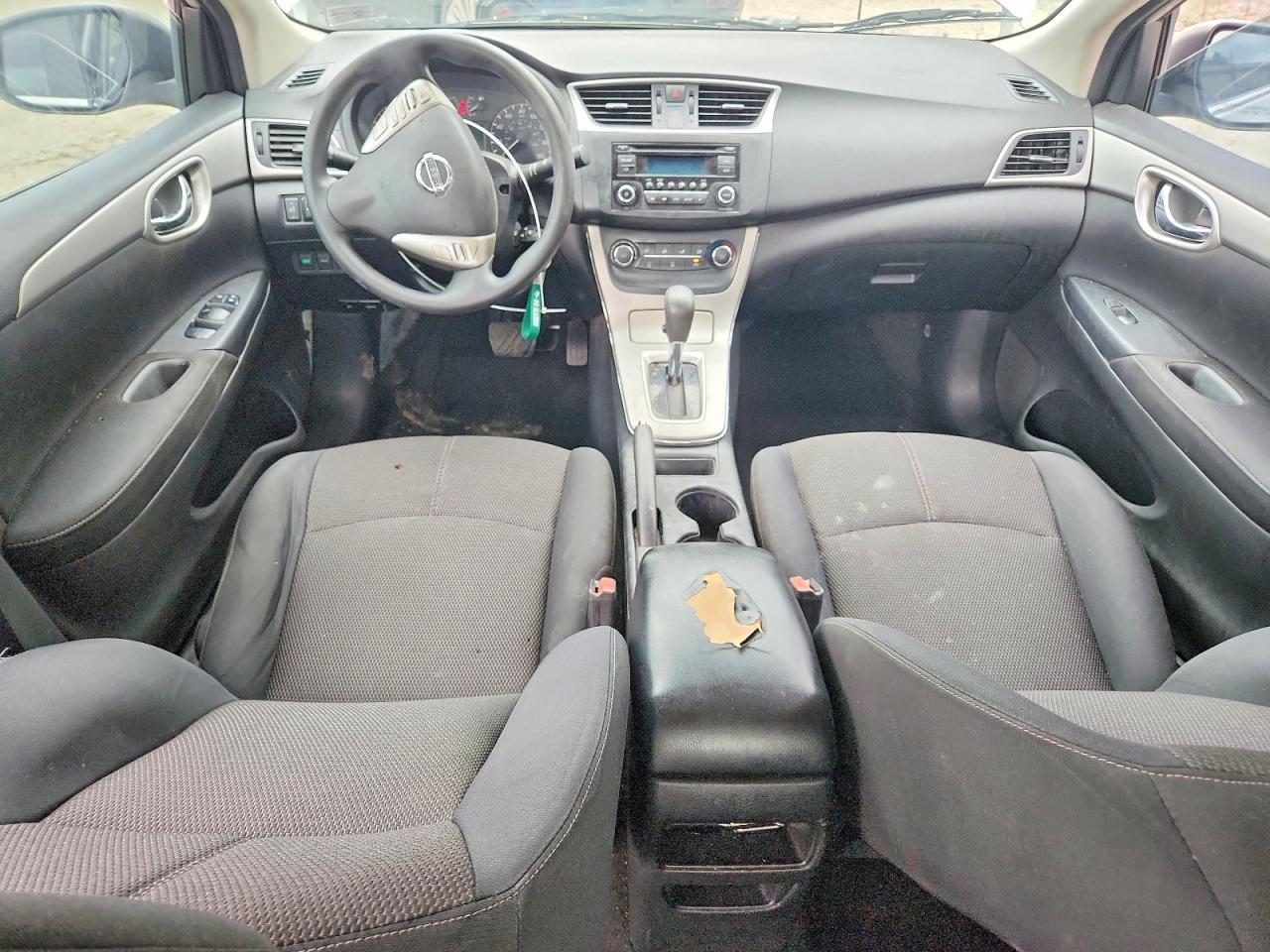 2015 Nissan Sentra S Silver vin: 3N1AB7APXFY263410