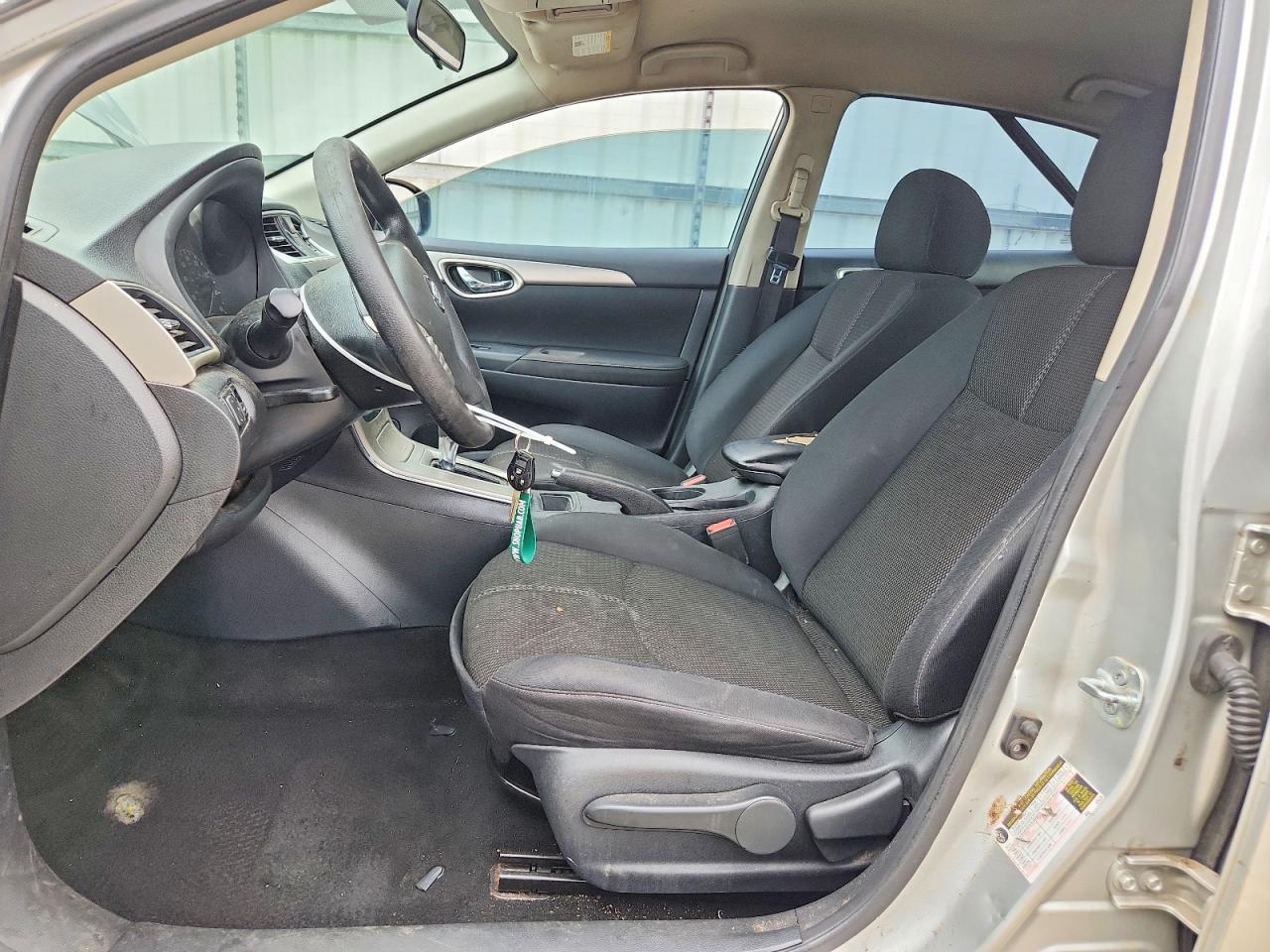 2015 Nissan Sentra S Silver vin: 3N1AB7APXFY263410