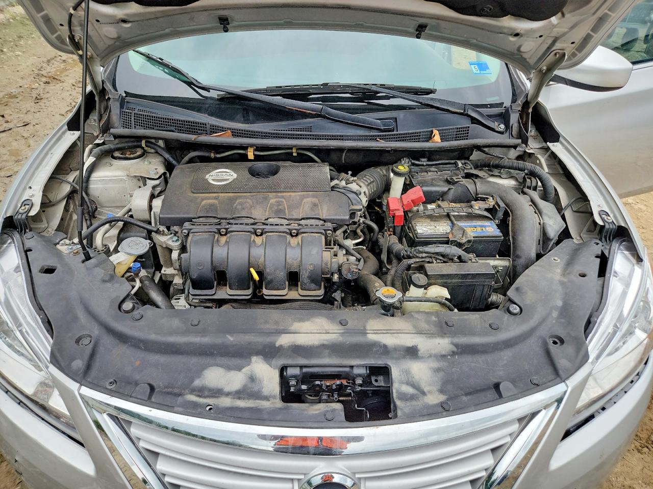 2015 Nissan Sentra S Silver vin: 3N1AB7APXFY263410