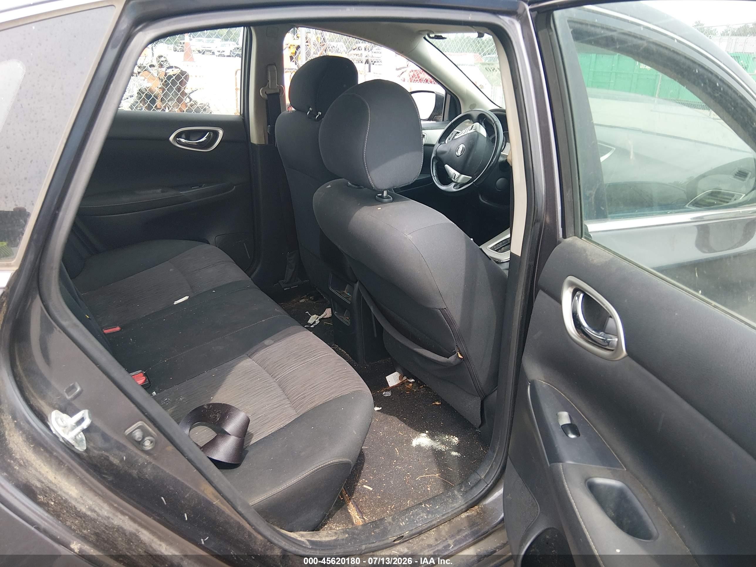2015 Nissan Sentra Fe+ S/s/sl/sr/sv Black vin: 3N1AB7APXFY265027