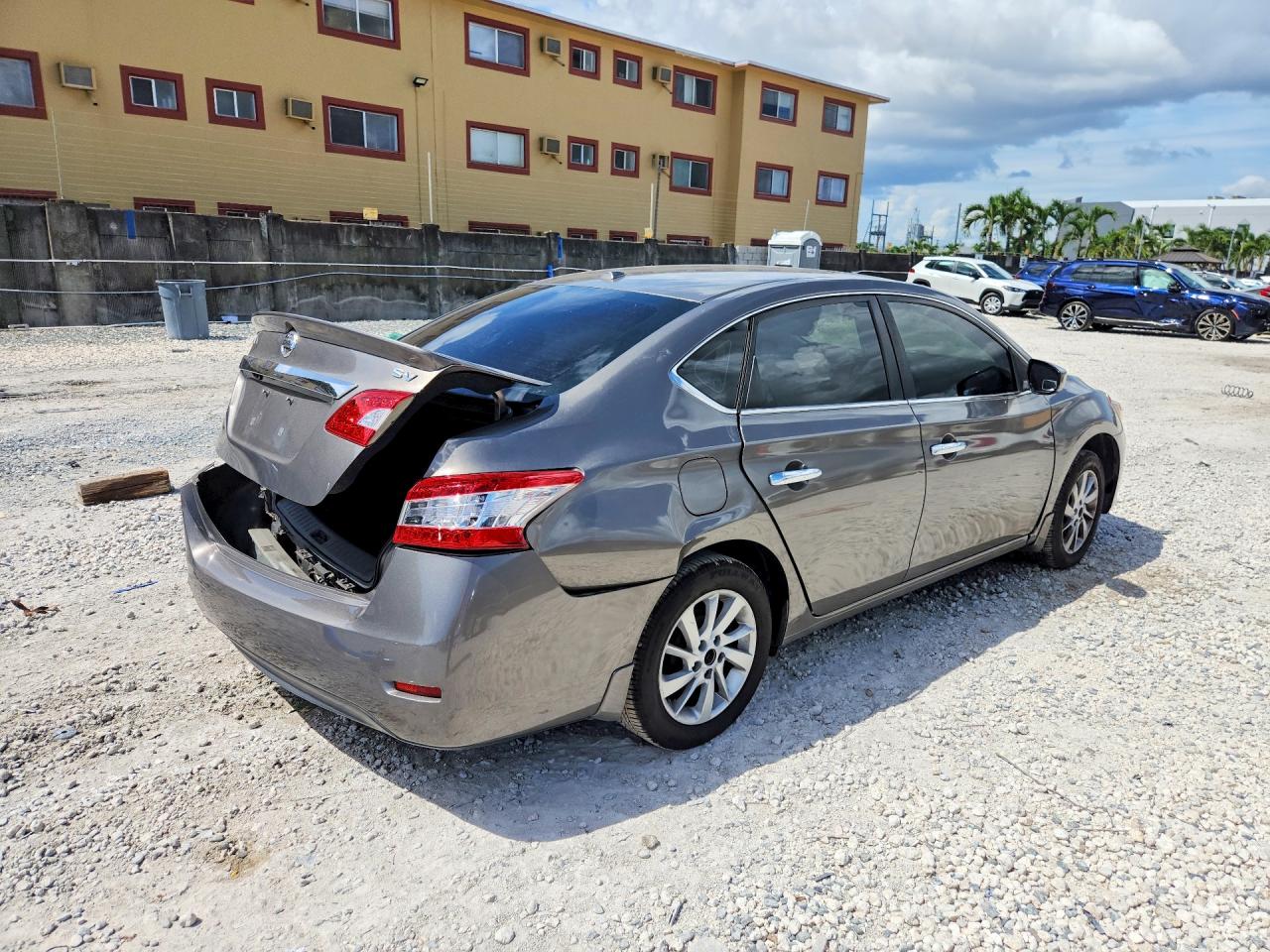 2015 Nissan Sentra Sv Beige vin: 3N1AB7APXFY265805