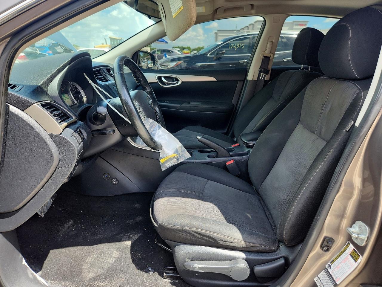 2015 Nissan Sentra Sv Beige vin: 3N1AB7APXFY265805