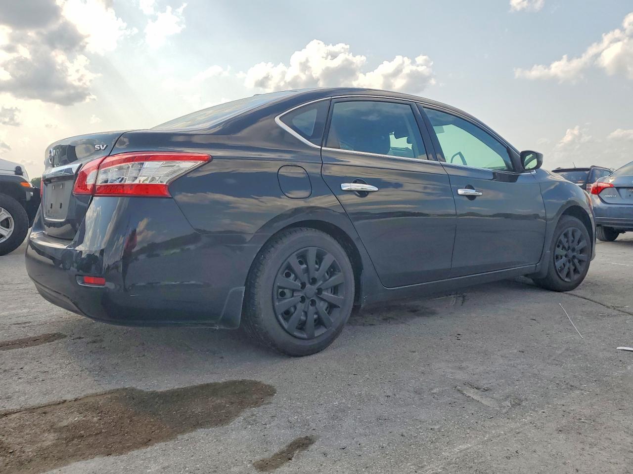 2015 Nissan Sentra Sv Black vin: 3N1AB7APXFY267022