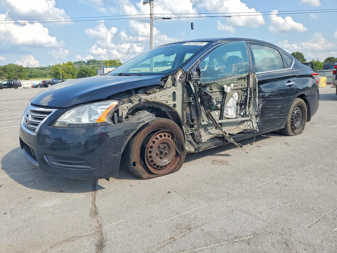 2015 Nissan Sentra Sv Black vin: 3N1AB7APXFY267022