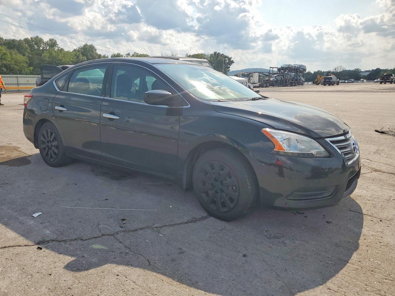 2015 Nissan Sentra Sv Black vin: 3N1AB7APXFY267022