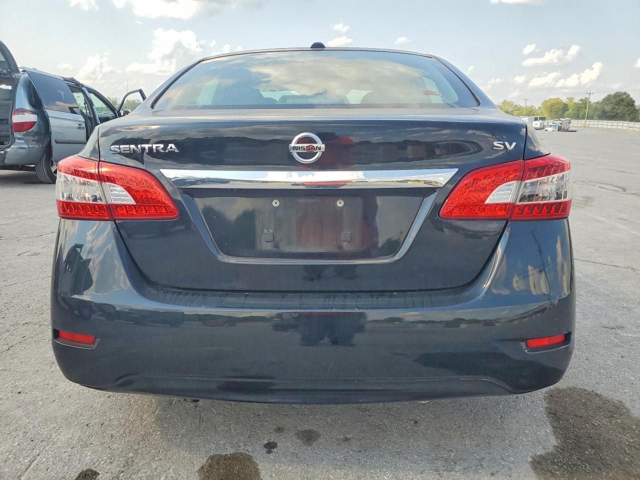 2015 Nissan Sentra Sv Black vin: 3N1AB7APXFY267022