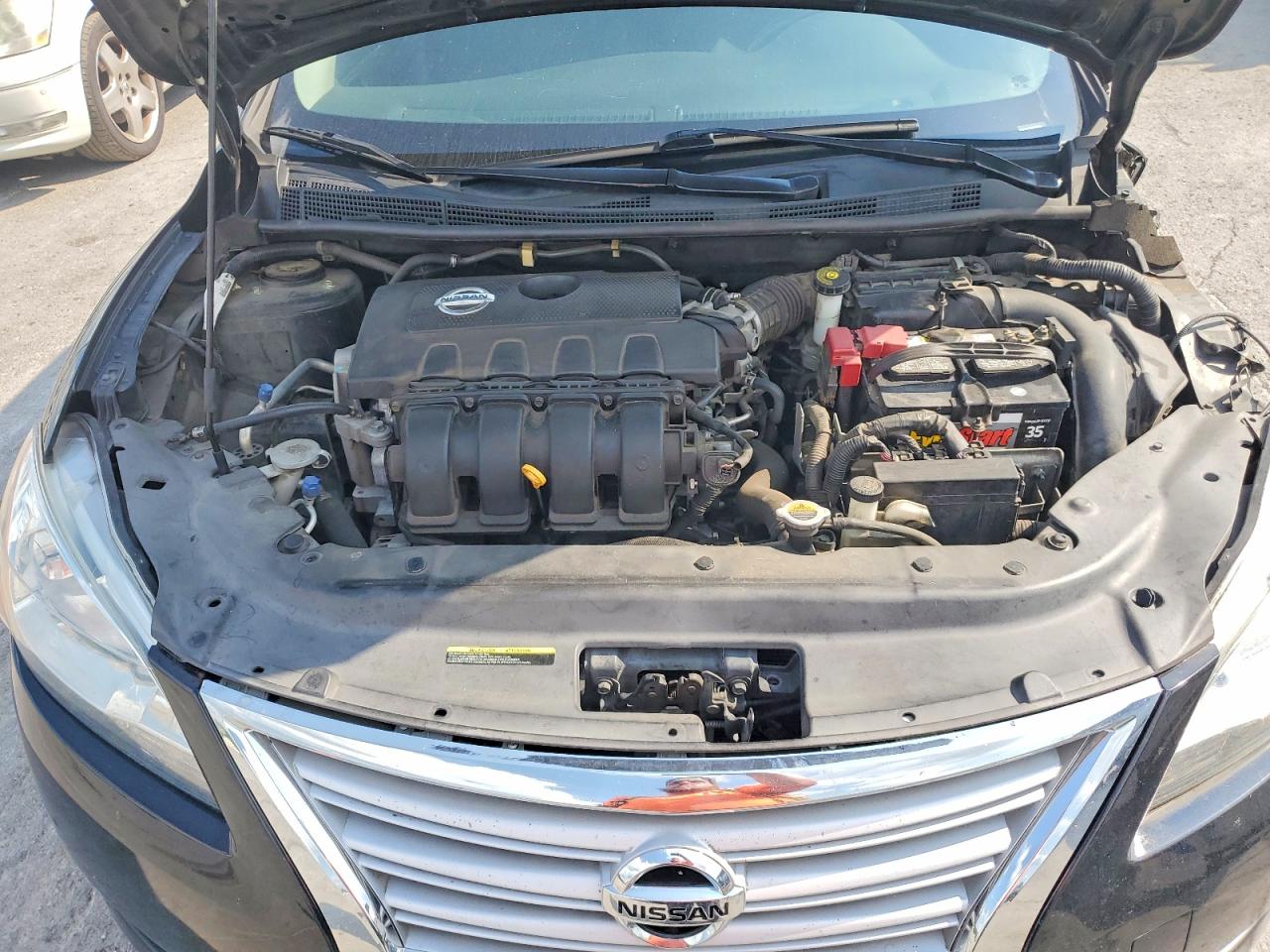 2015 Nissan Sentra Sv Black vin: 3N1AB7APXFY267022